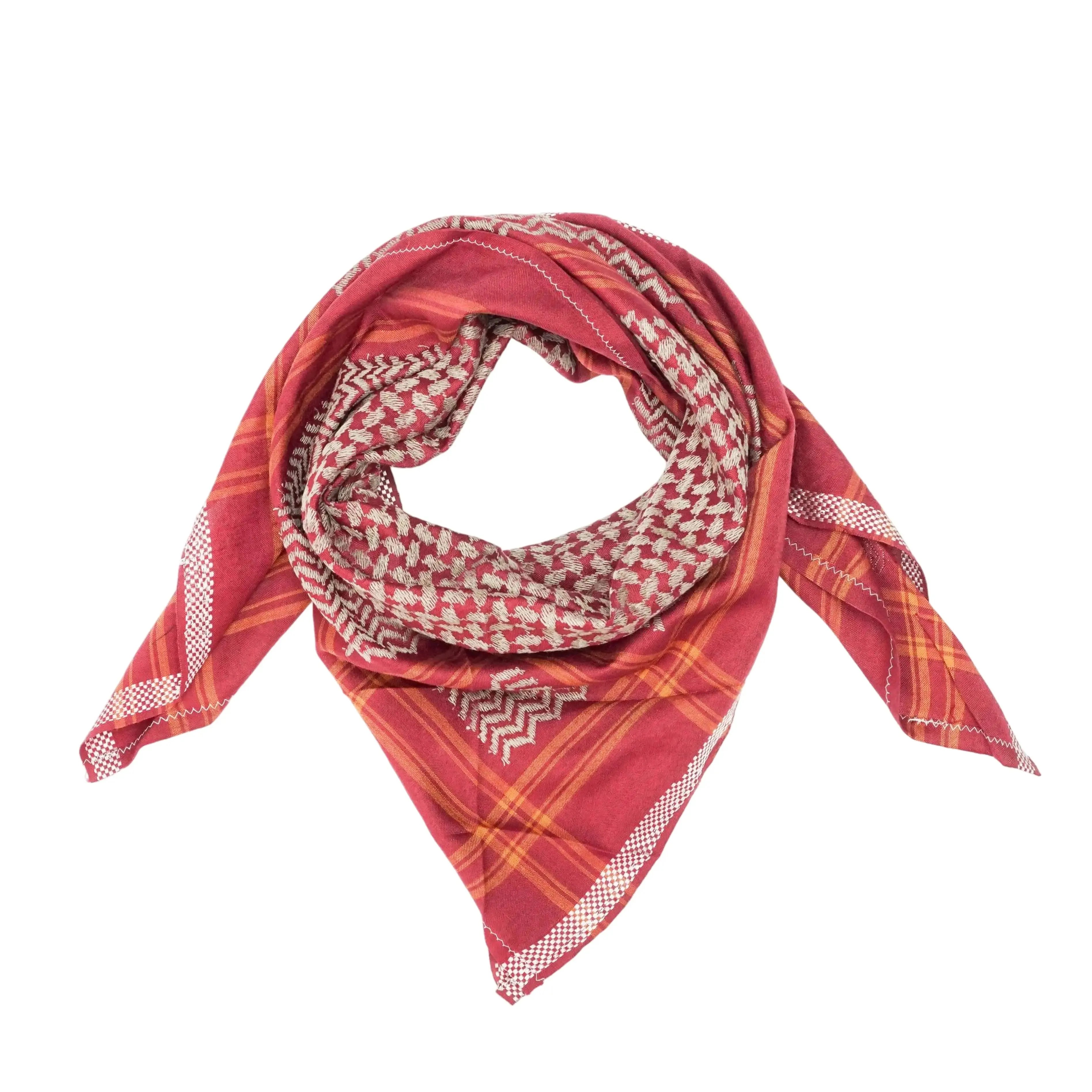 Arab Premium Shemagh Kids Scarf Red