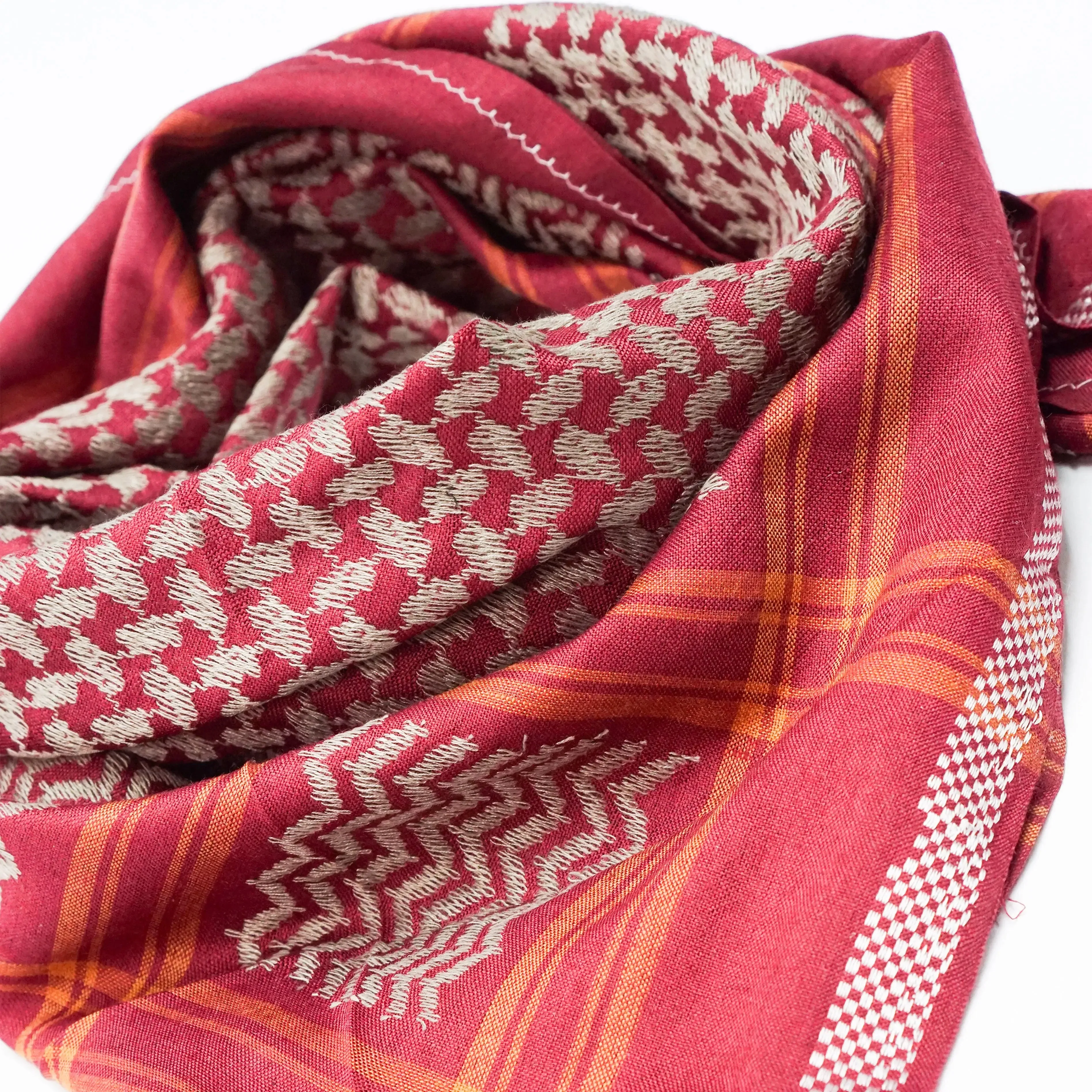 Arab Premium Shemagh Kids Scarf Red