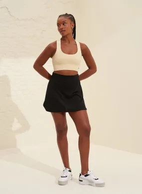 Black Airy Skort