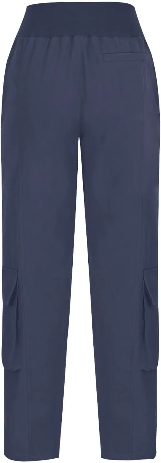 Cargo Pants for Women Straight Leg Baggy Sweatpants Workout Trousers with Pockets Low-Rise Pants