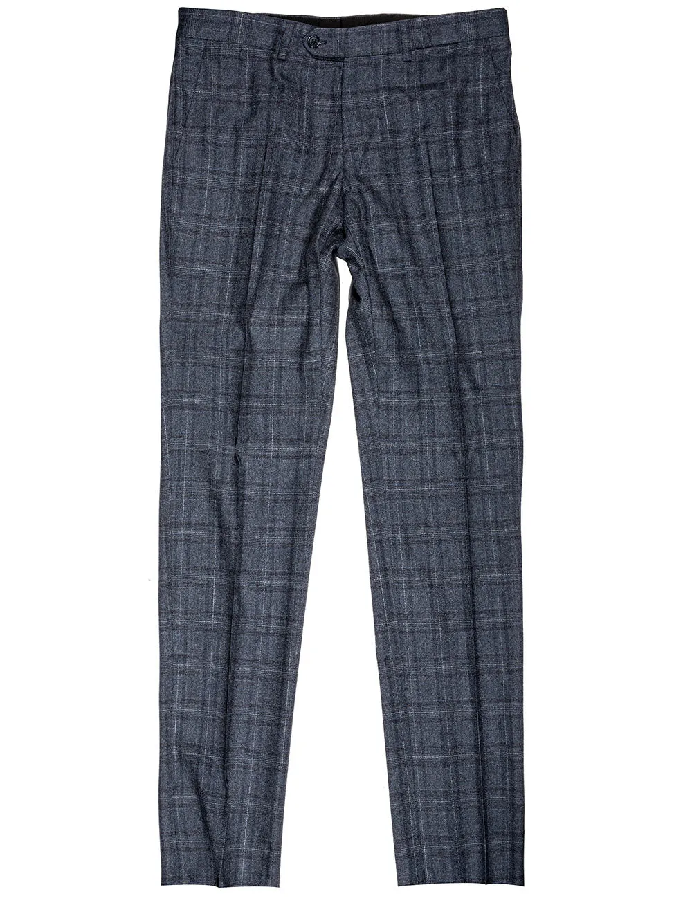 Check Trouser Blue