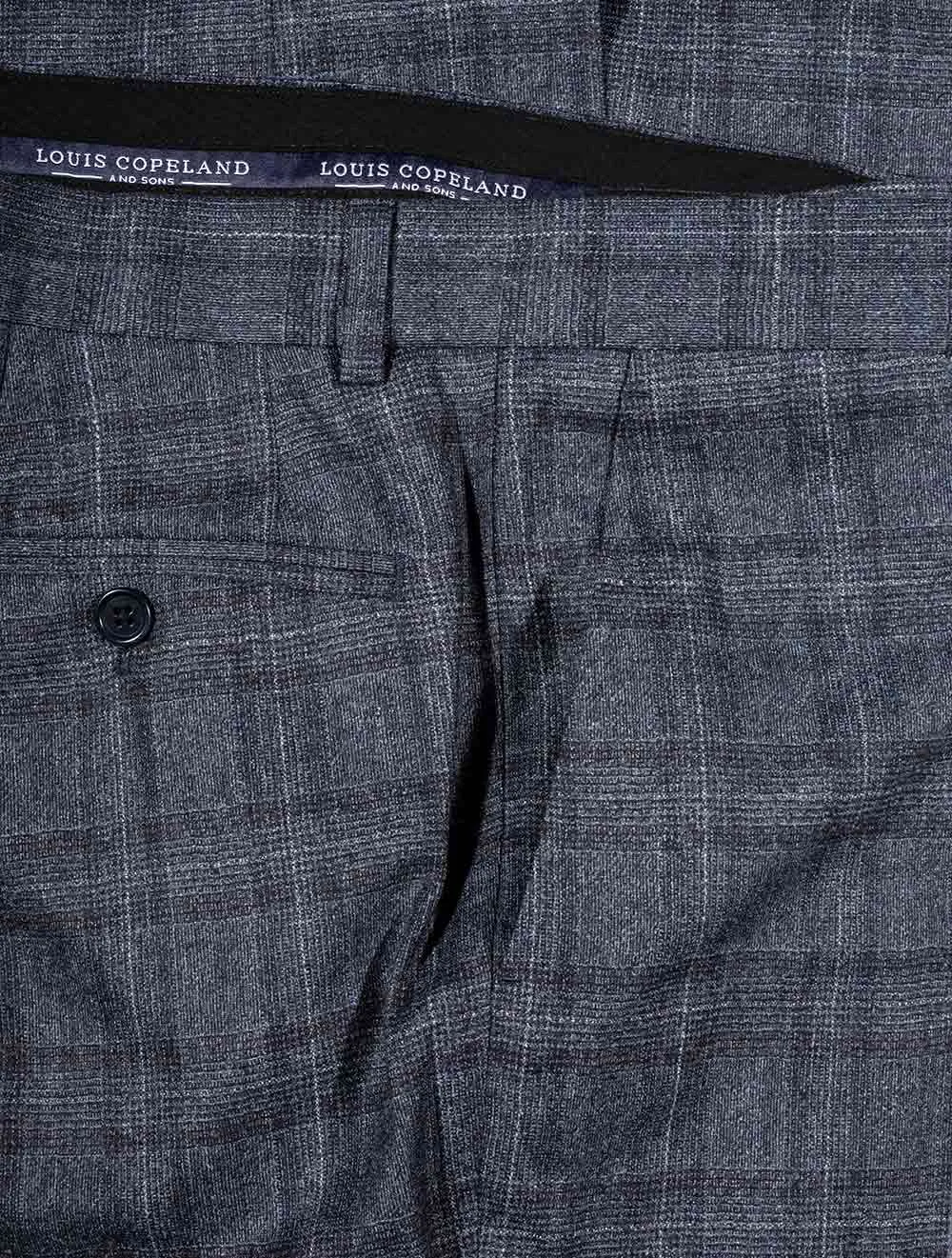 Check Trouser Blue
