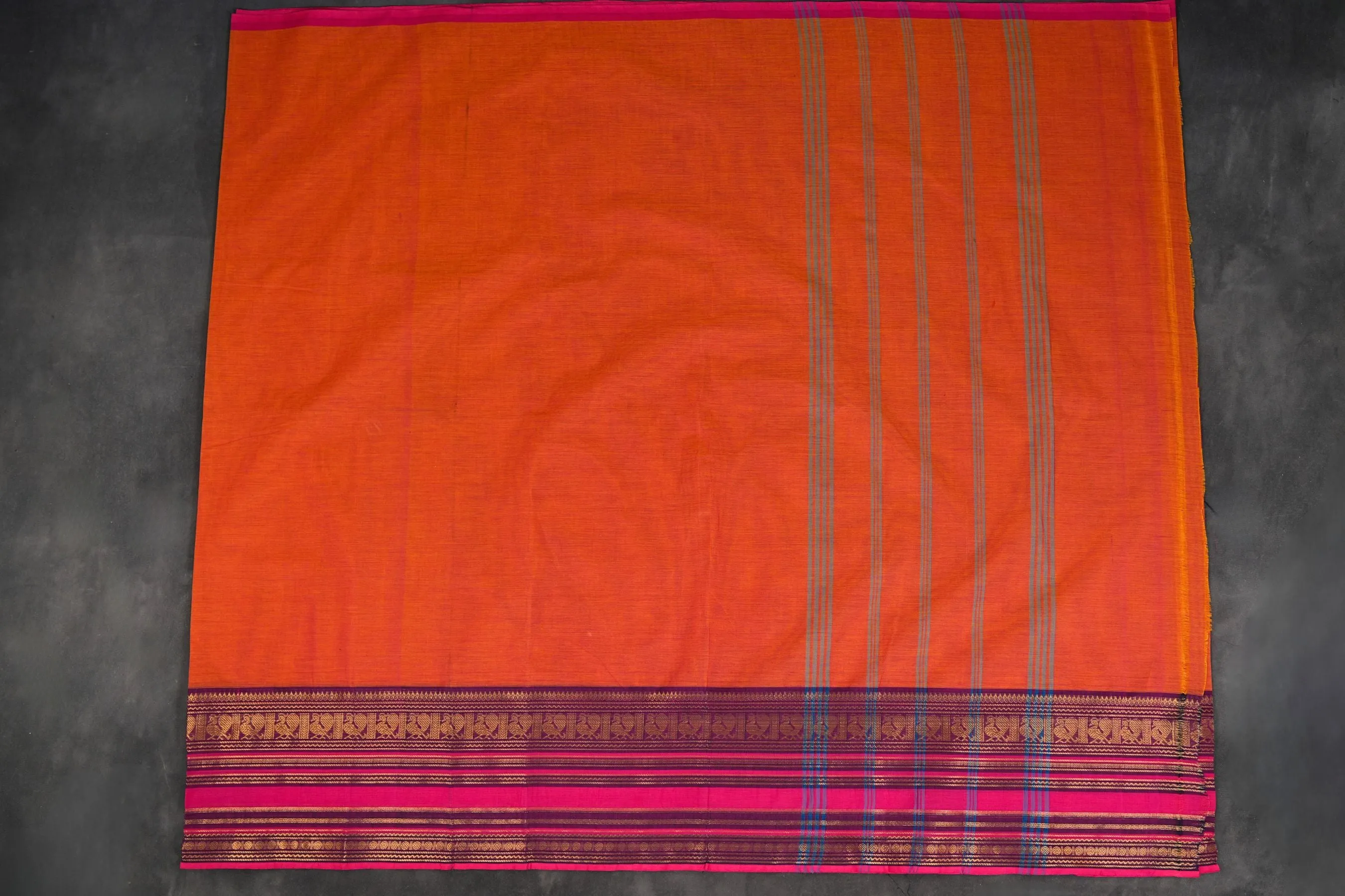 Chettinad 80-Count Cotton Saree: Elegant Ethnic Charm by JCS Fashions