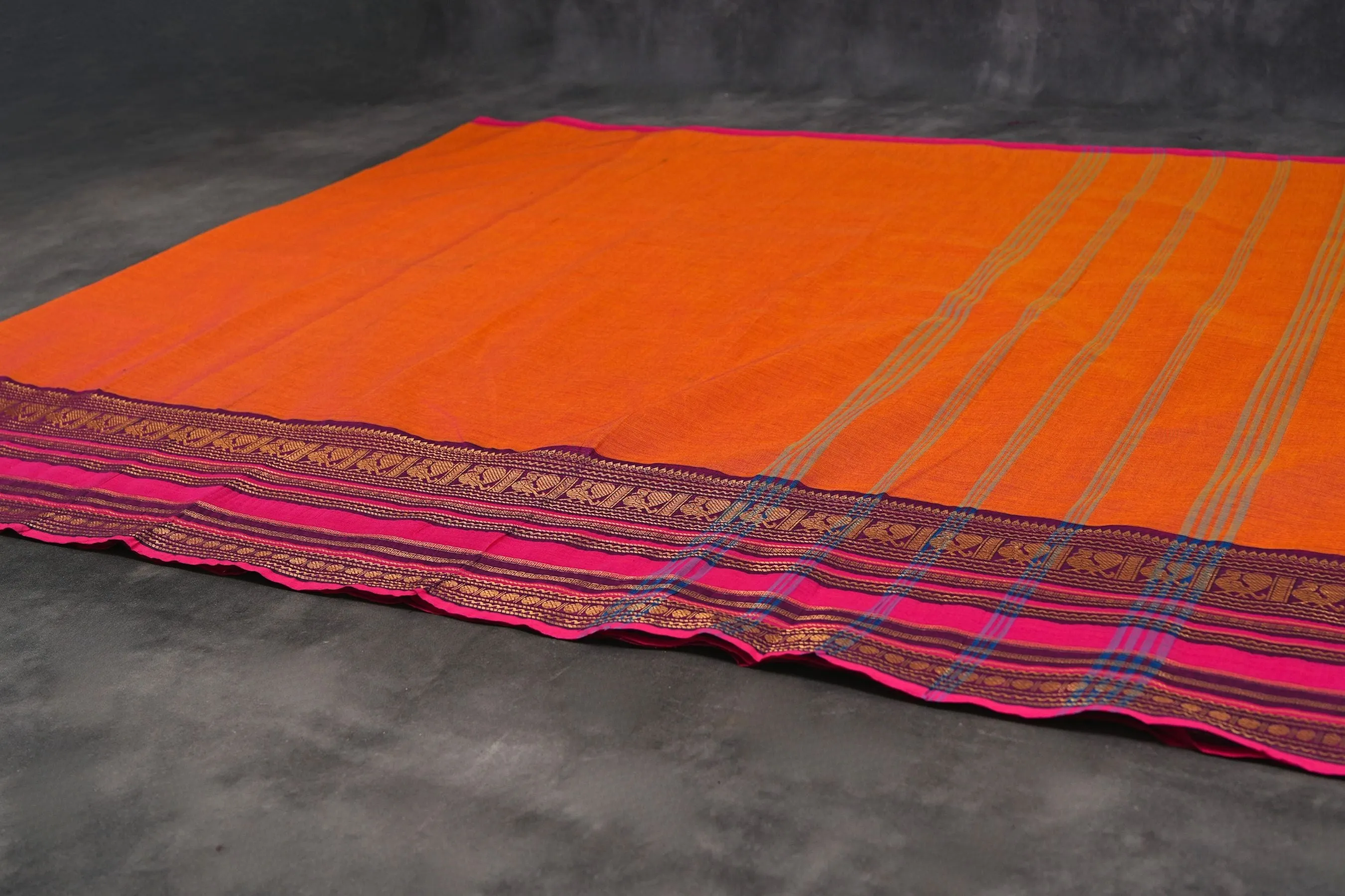 Chettinad 80-Count Cotton Saree: Elegant Ethnic Charm by JCS Fashions