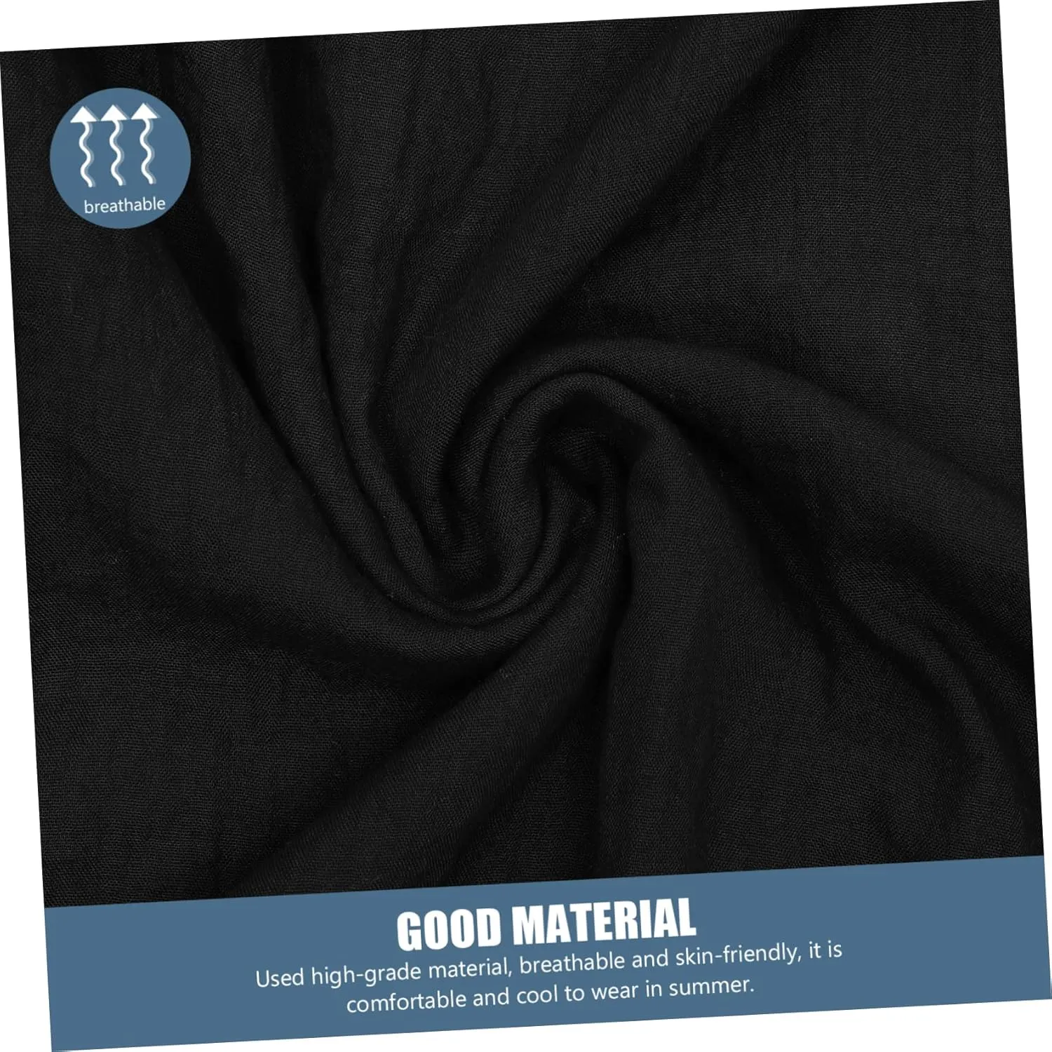 CLISPEED Women Wide Leg Pants Comfortable Loose Cotton Linen Trousers with Elastic Waistband for Yoga