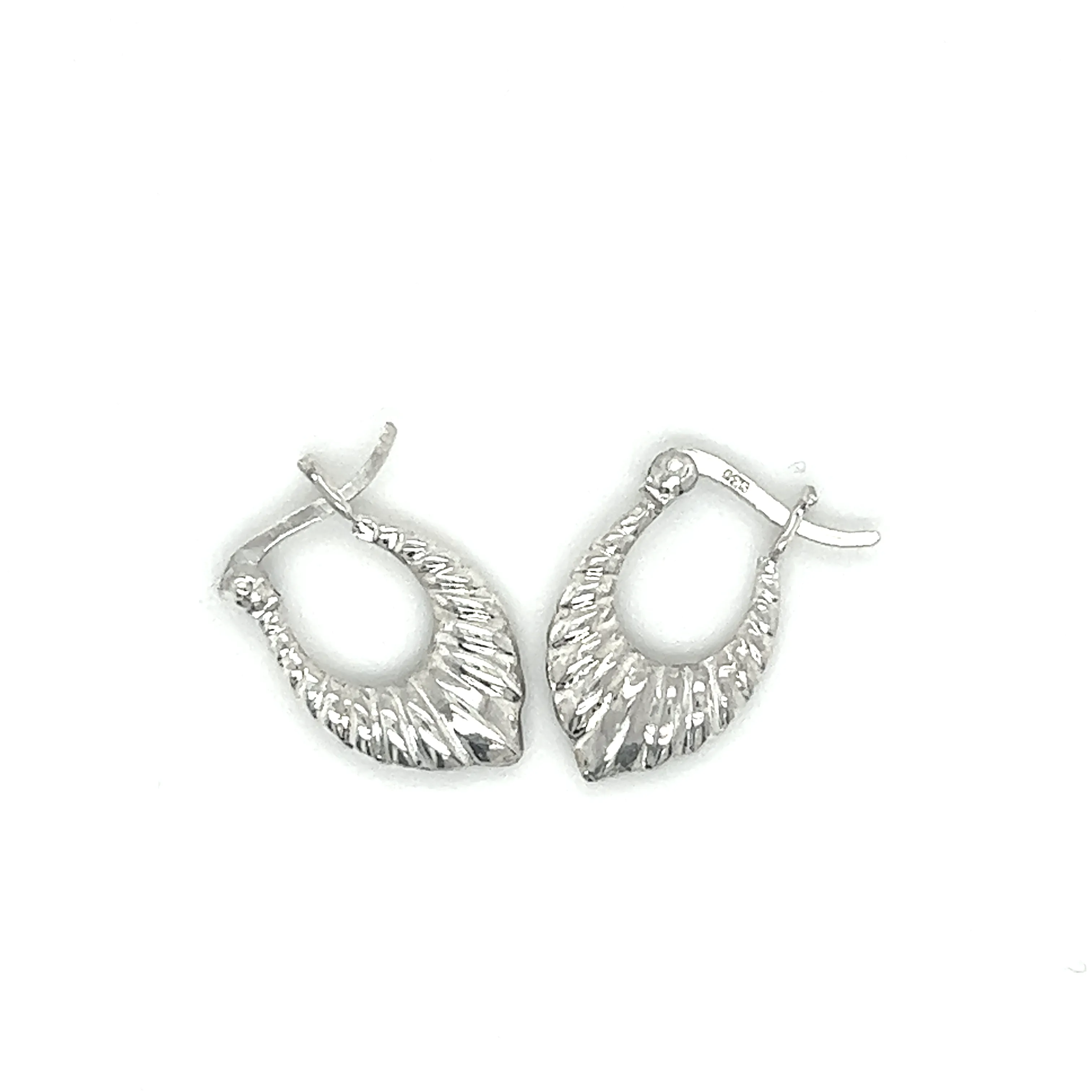 Dainty Latch Hoop Earrings