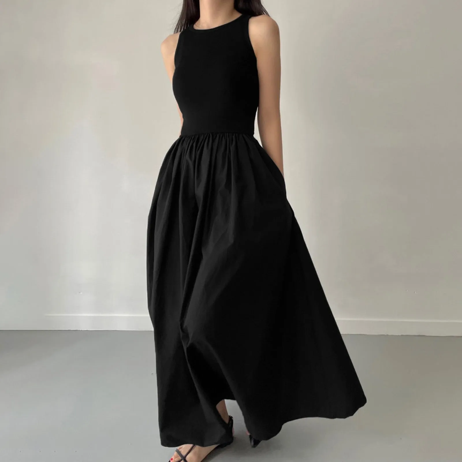 Felicity - Chic Sleeveless Midi Sundress for Women