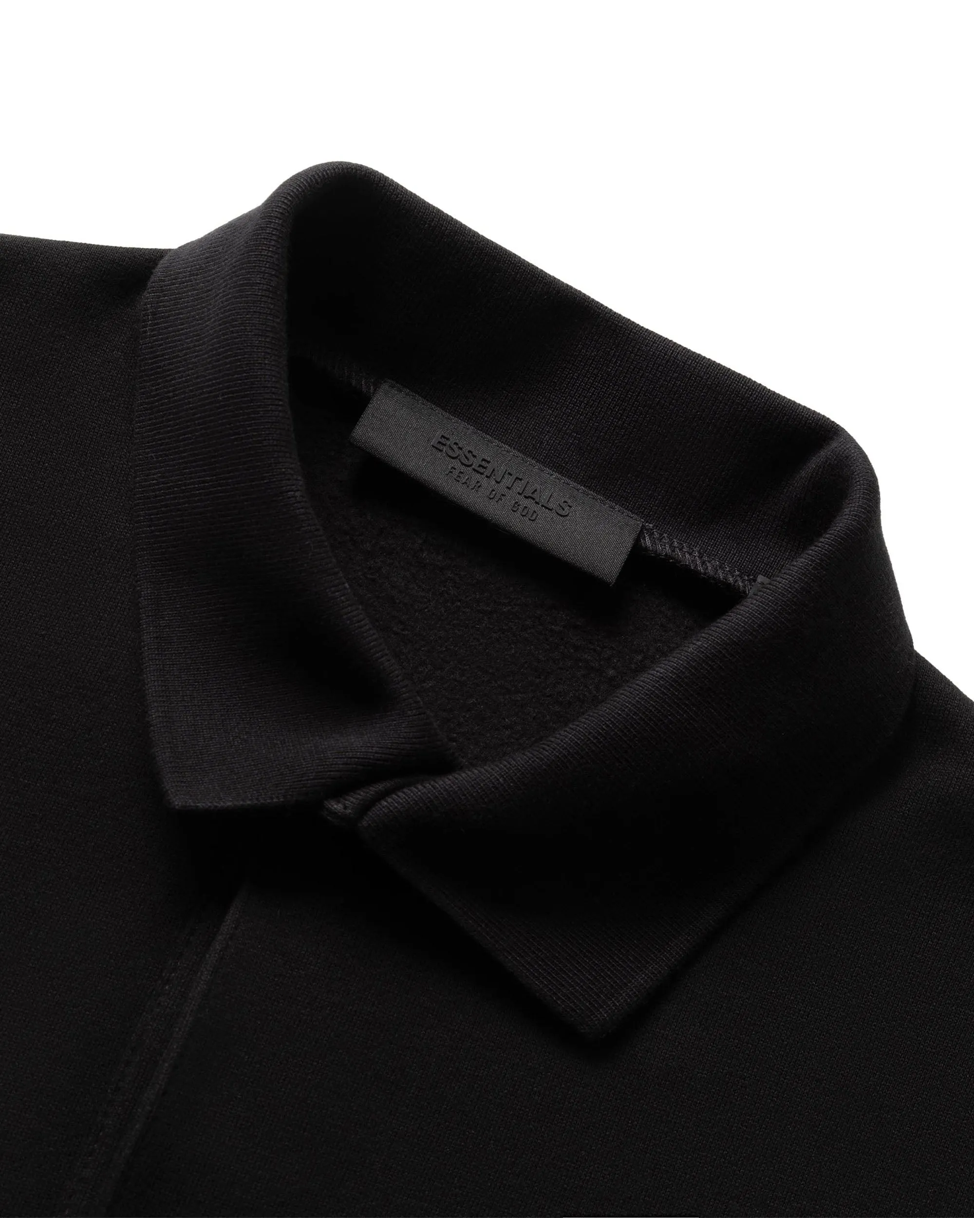 Fleece Polo - Black