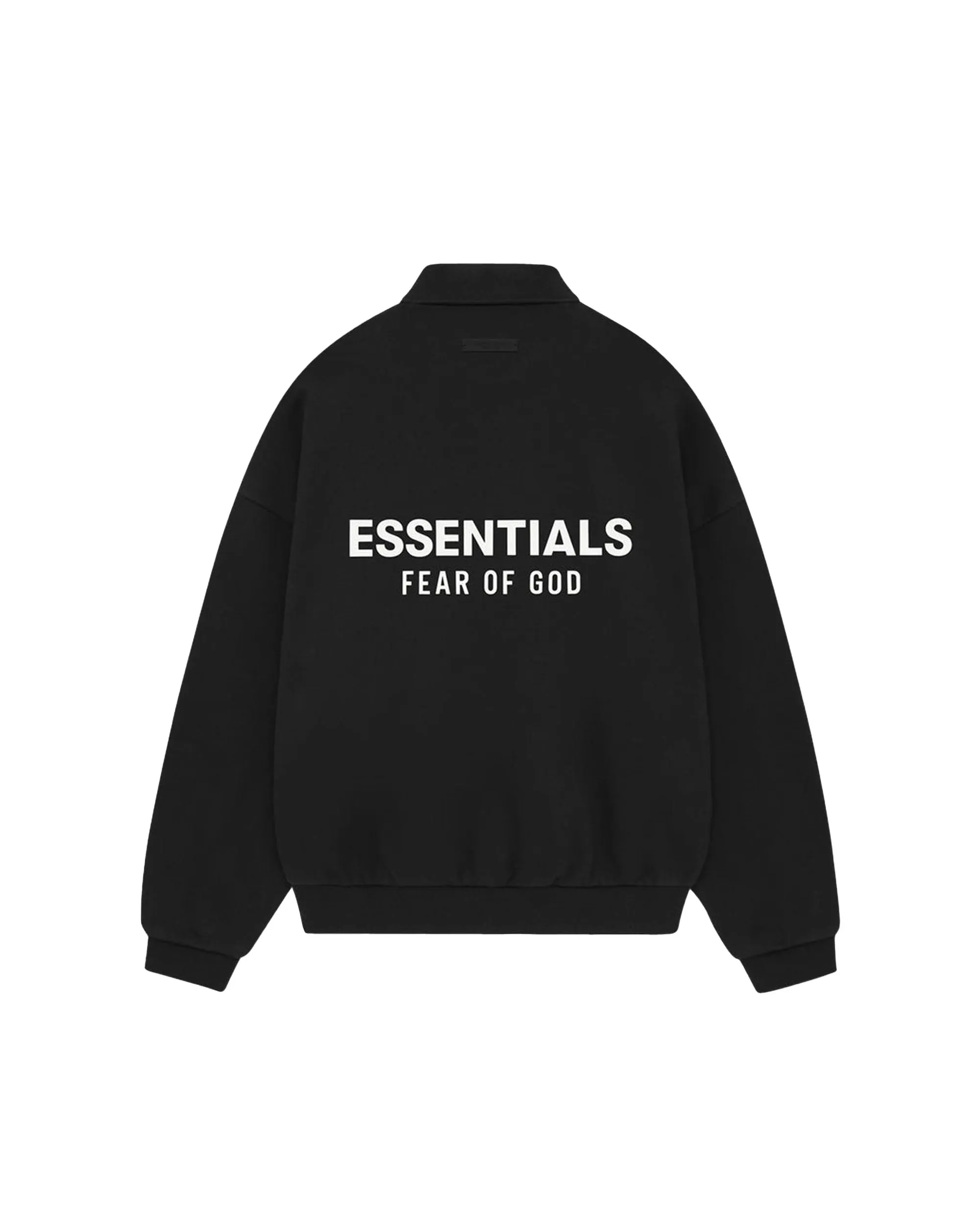 Fleece Polo - Black