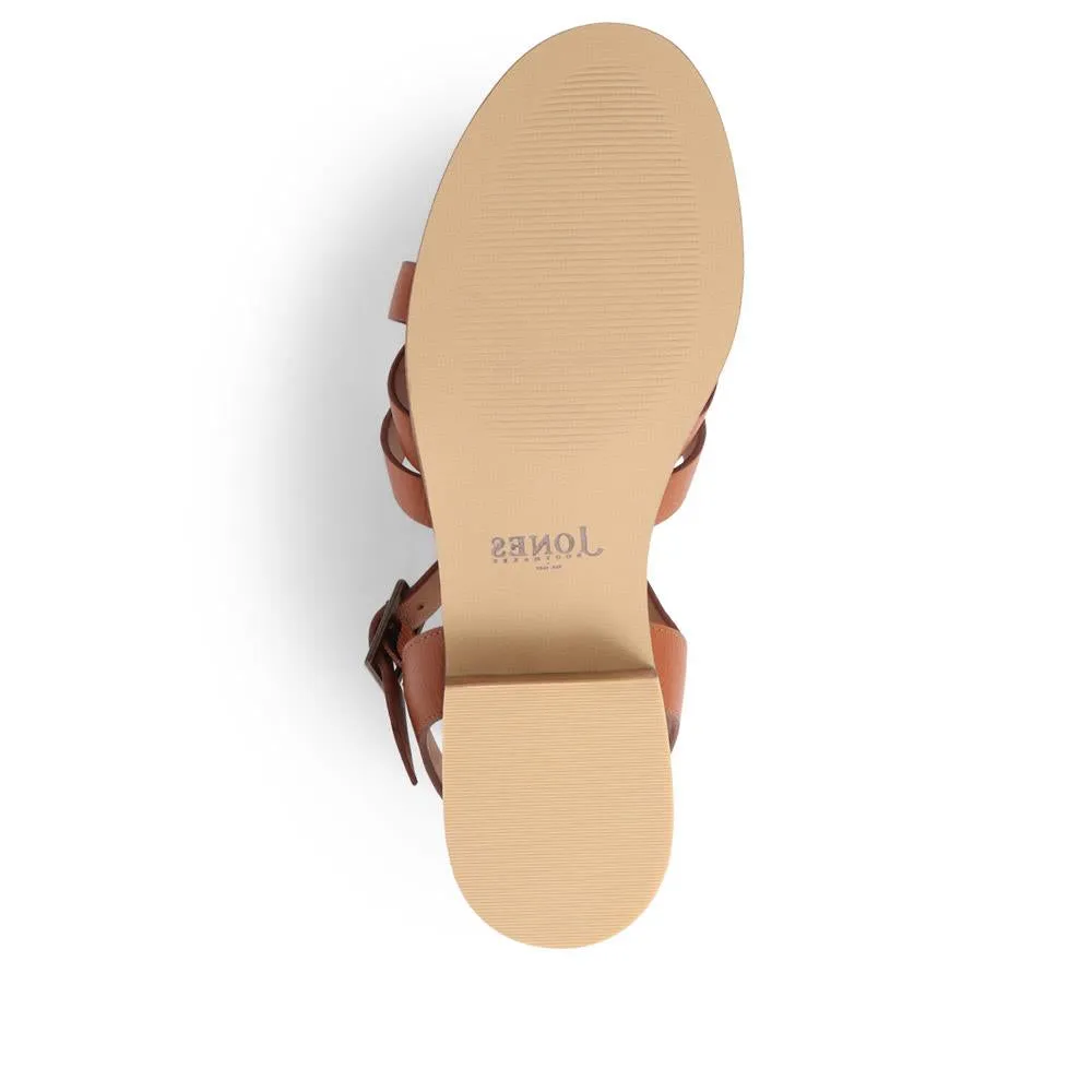Geovana Leather Sandals  - GEOVANA / 325 042