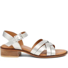 Geovana Leather Sandals  - GEOVANA / 325 042