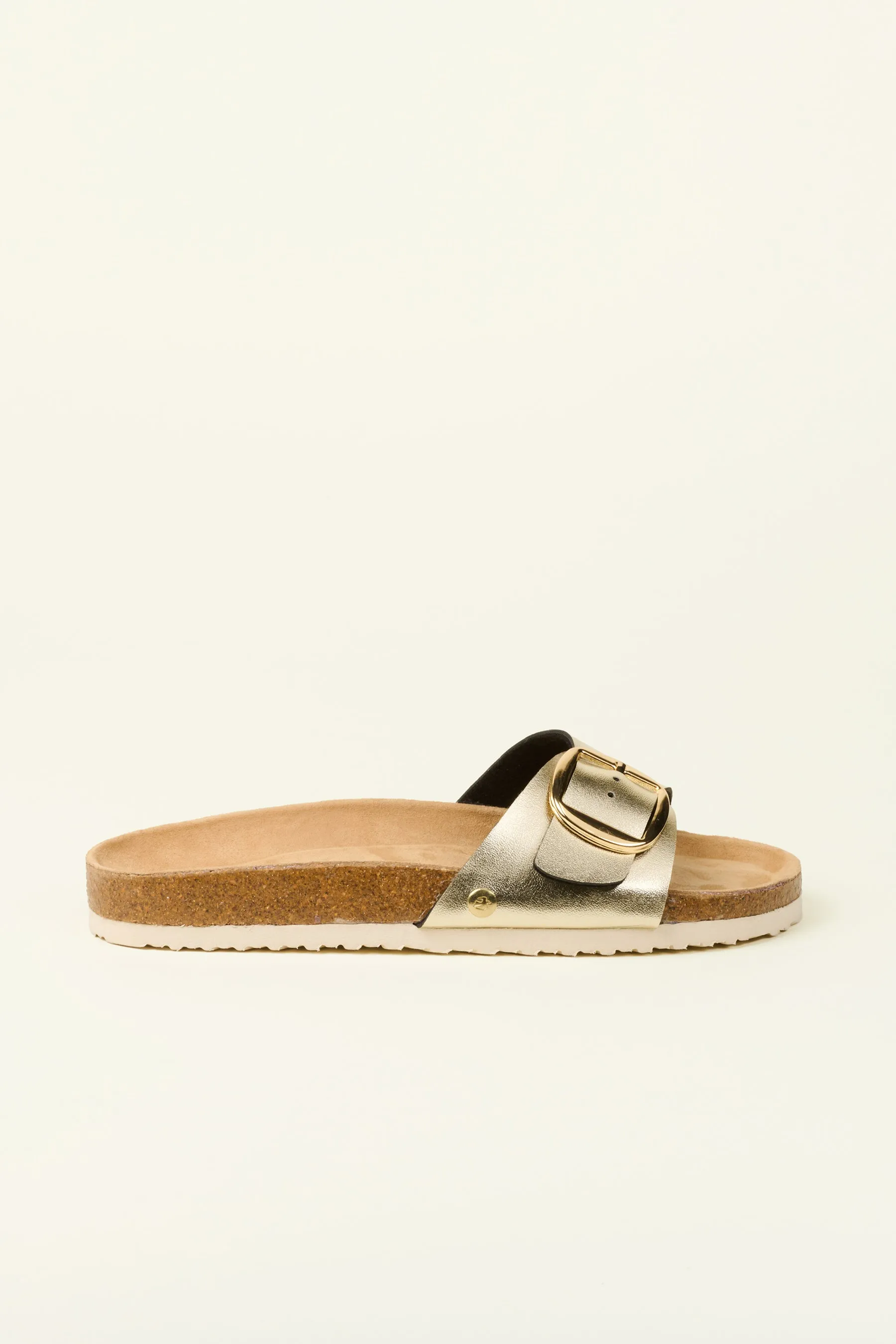 Gold Strap Sandals