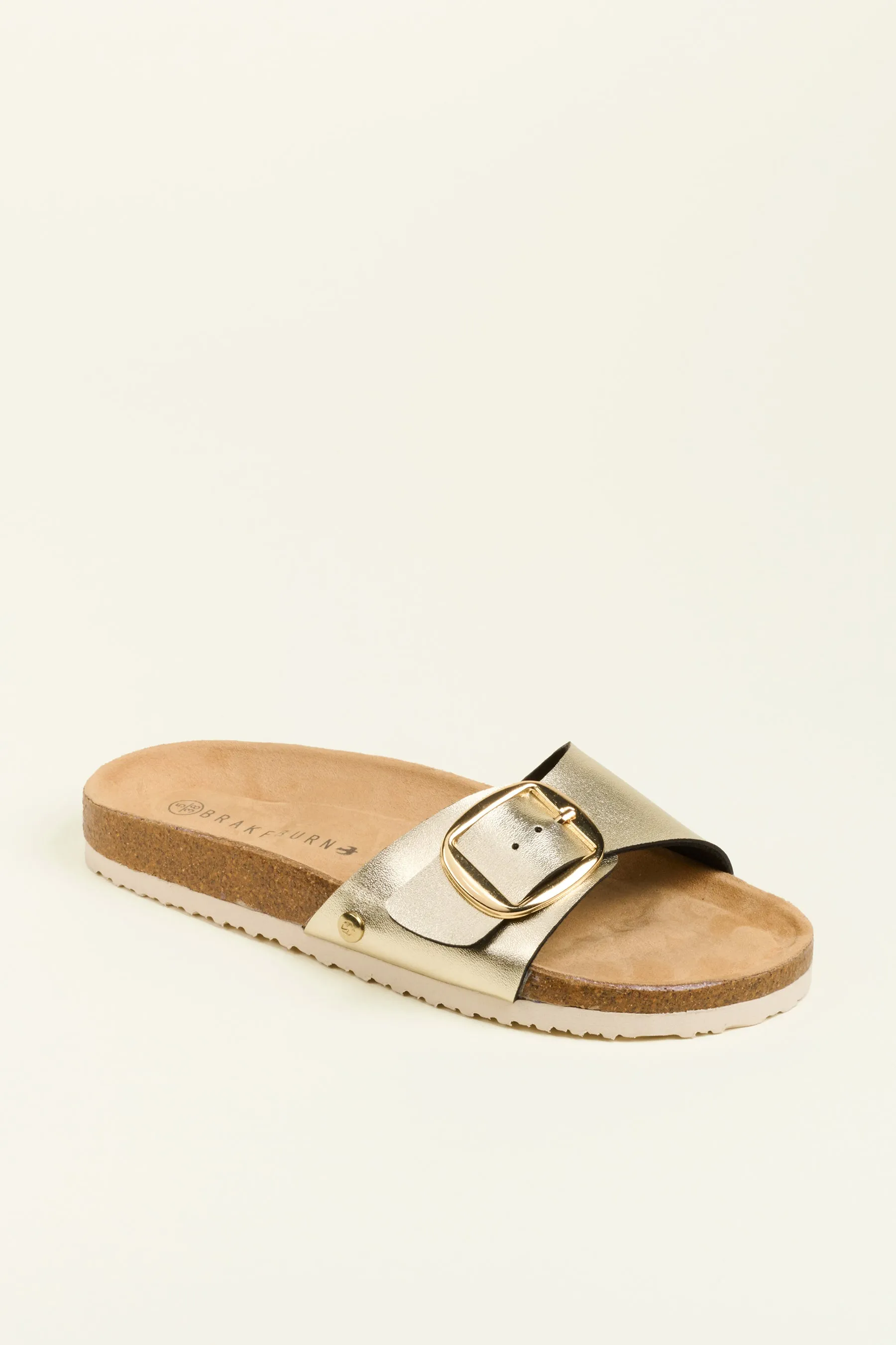 Gold Strap Sandals