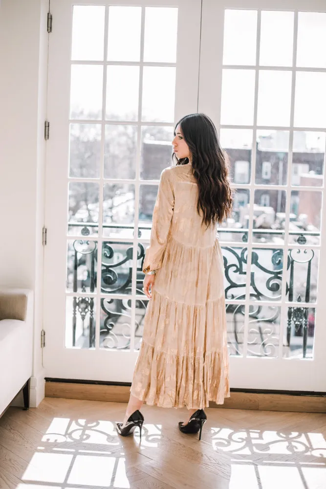 LQ LEAF PRINT DRESS