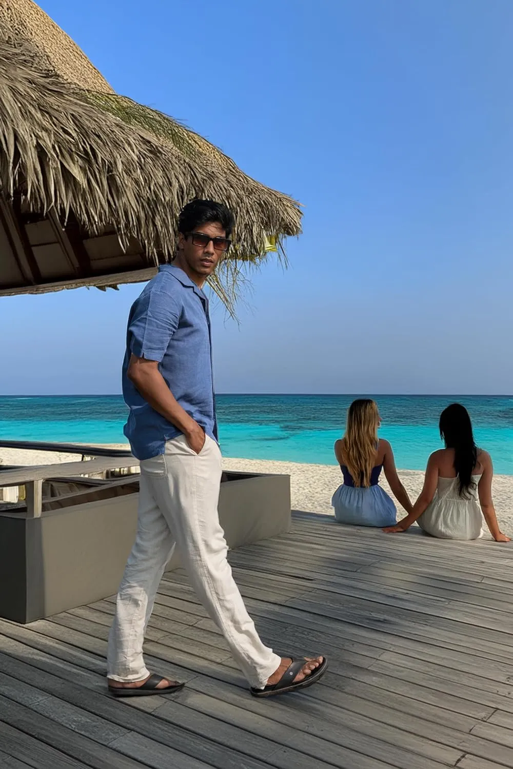 Men's Linen Blend Casual Lightweight Pants, Straight Legs, Functional, Comfortable Pants for a Relaxed Experience