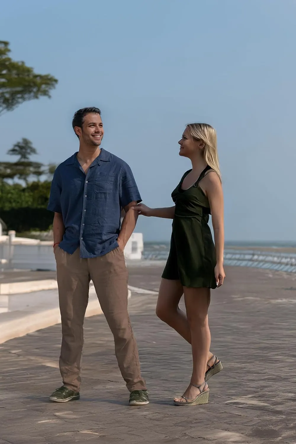 Men's Linen Blend Casual Lightweight Pants, Straight Legs, Functional, Comfortable Pants for a Relaxed Experience