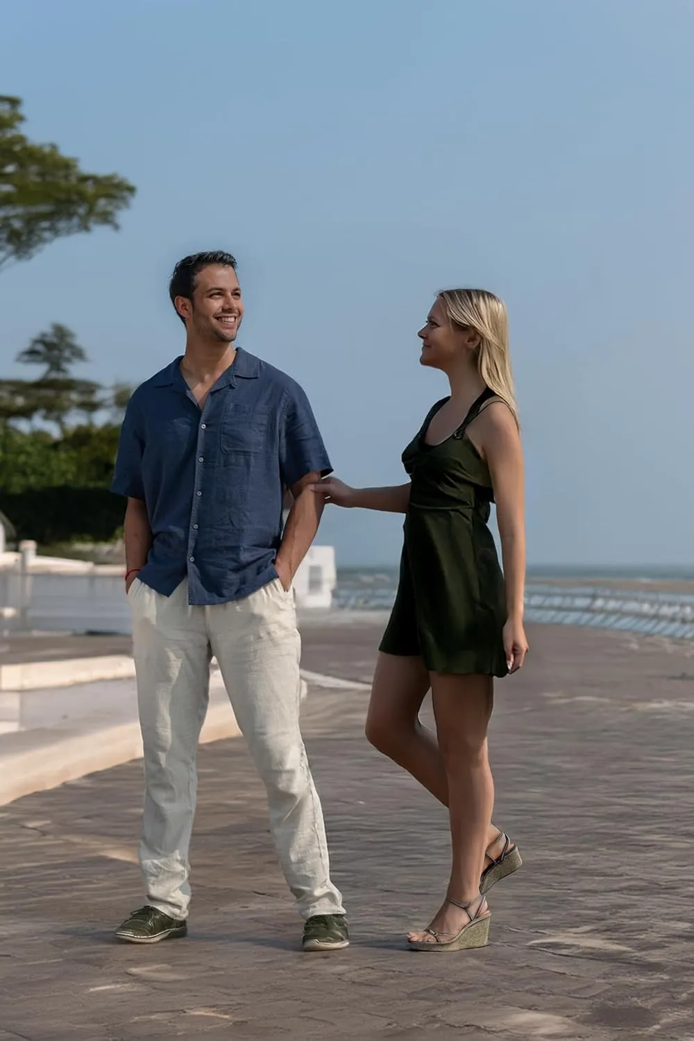 Men's Linen Blend Casual Lightweight Pants, Straight Legs, Functional, Comfortable Pants for a Relaxed Experience