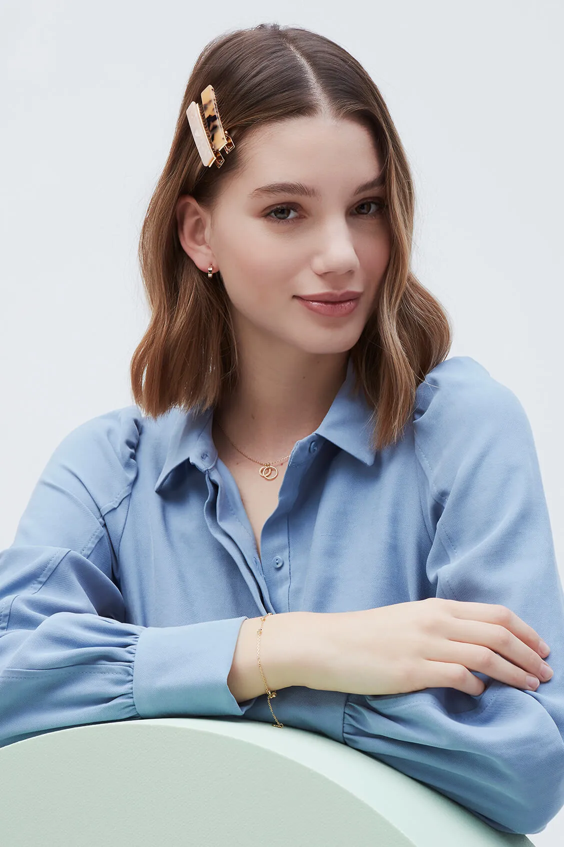 Minimalist Flat Hoop Earrings