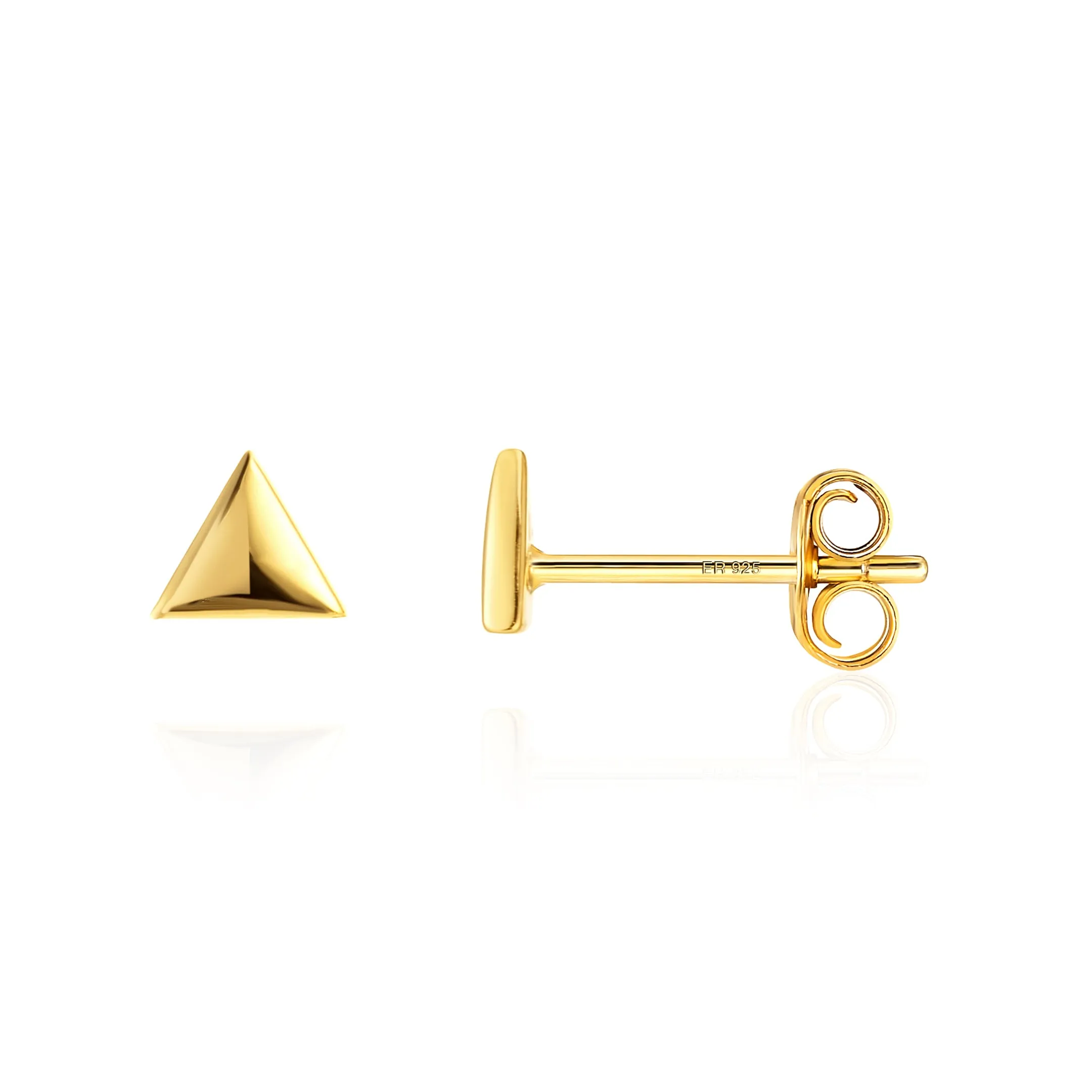 Minimalist Triangle Stud Earrings