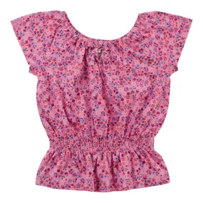 MONKEY BARS Toddler Girl's Smocked Waist Blouse