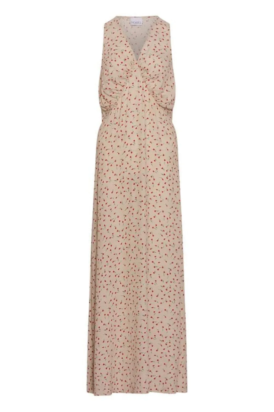 Noella - Sicily Dress - 988 Cream/Red Mini Flower