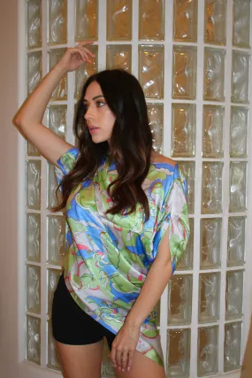 Pucci Print Silk Blouse