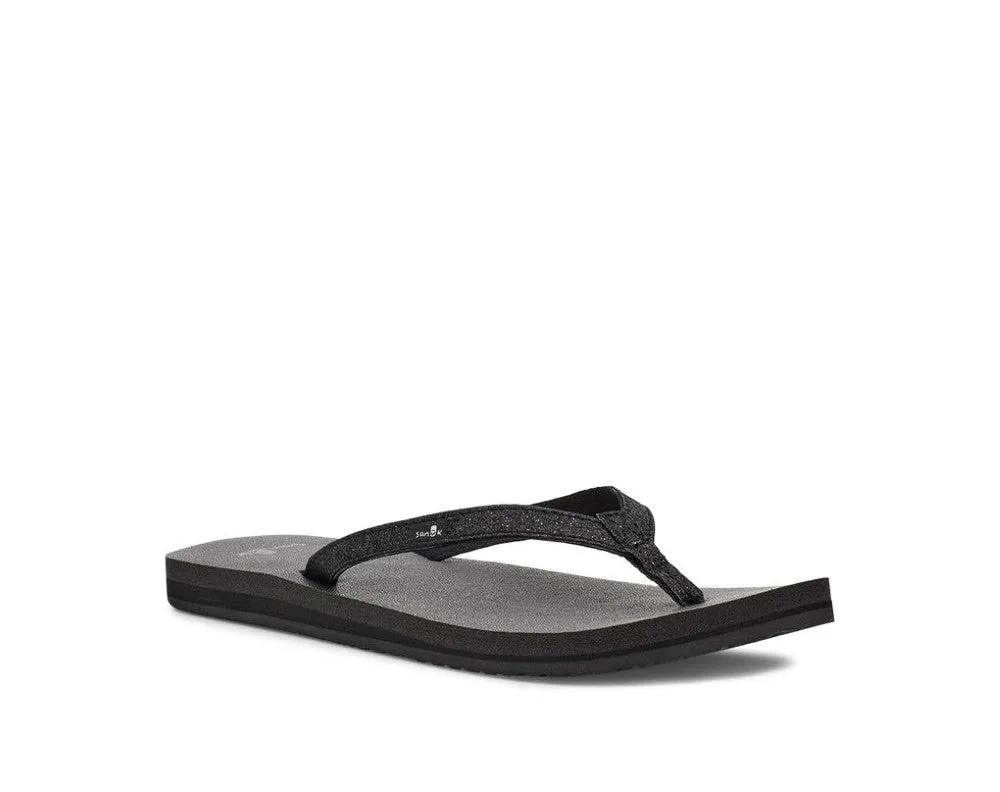 Sanuk Womens Yoga Joy Sparkle Sandal
