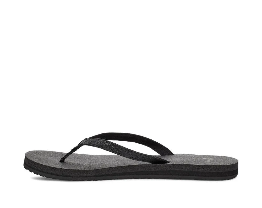 Sanuk Womens Yoga Joy Sparkle Sandal