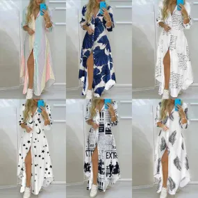 Sexy Spaghetti Strap Woman Dress Summer Floral Print Off Shoulder Sundress Elegant Chiffon A-Line Beach Boho Dresses