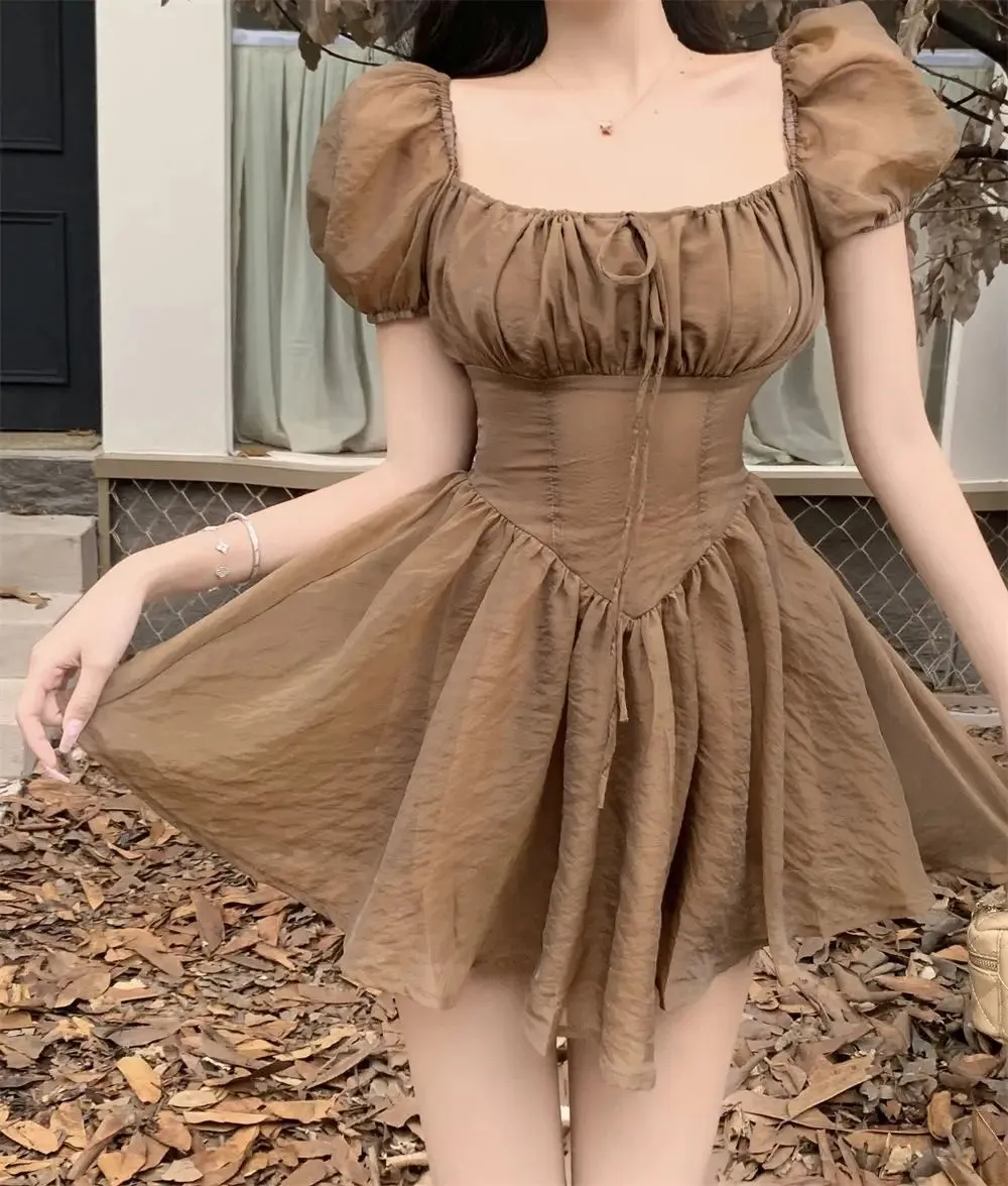 Sonicelife  Fairy Dress Holiday Irregular Long Sleeve Beach dress summer Ruffle sexy Off Shoulder female high waist chic women short dresses  Sundress