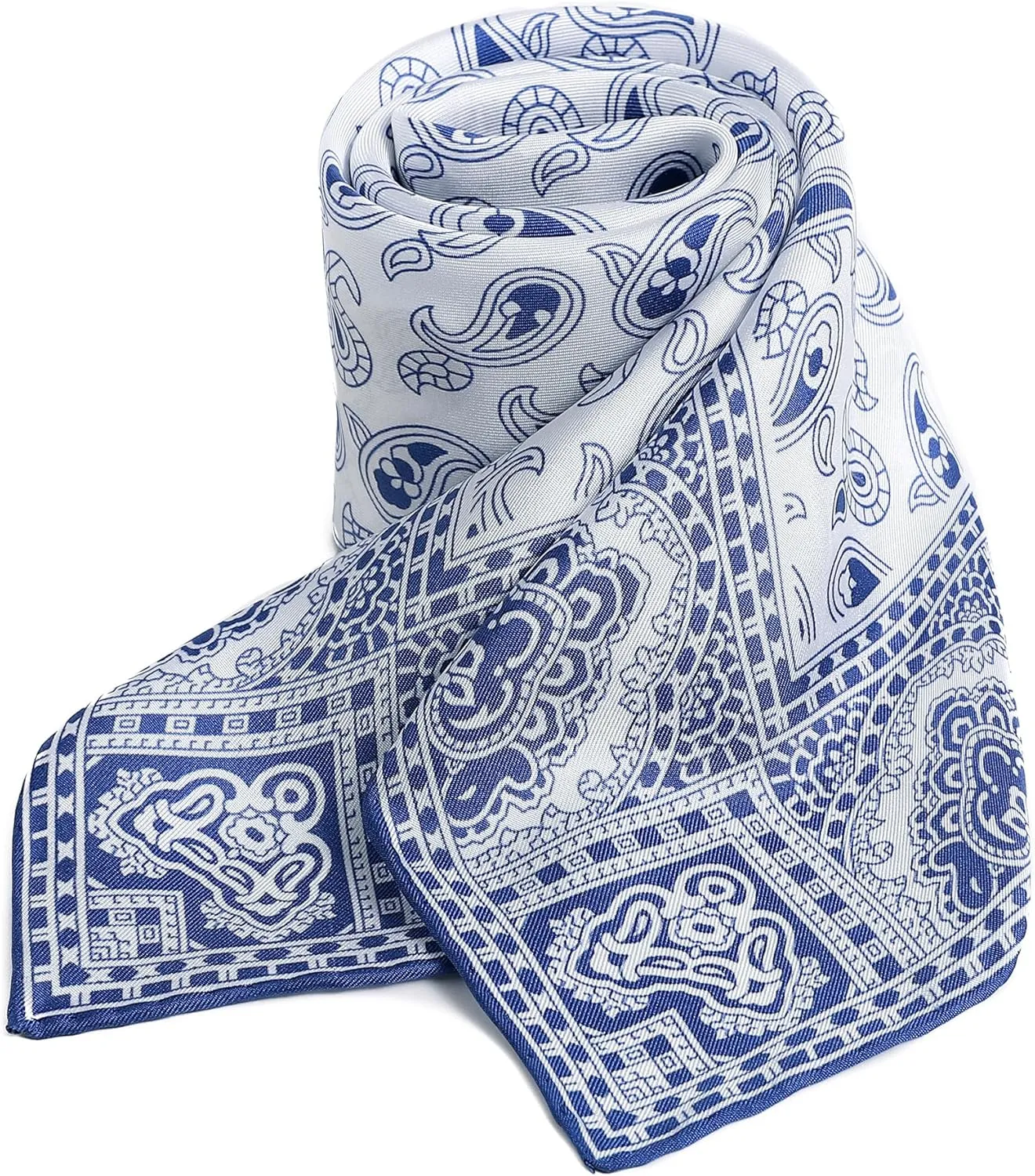 STARWHISPER 100% Pure Mulberry Silk Scarf-27''x27'' 14MM Pure Silk Twill Scarf for Women Square Scarf with Gift Packaging