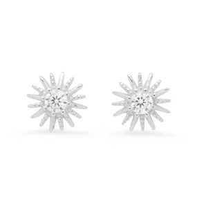 SUN STUDS, SILVER