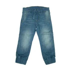Sweat Denim Trousers - Washed Ink - 2 Left Size 10-11 & 11-12 years