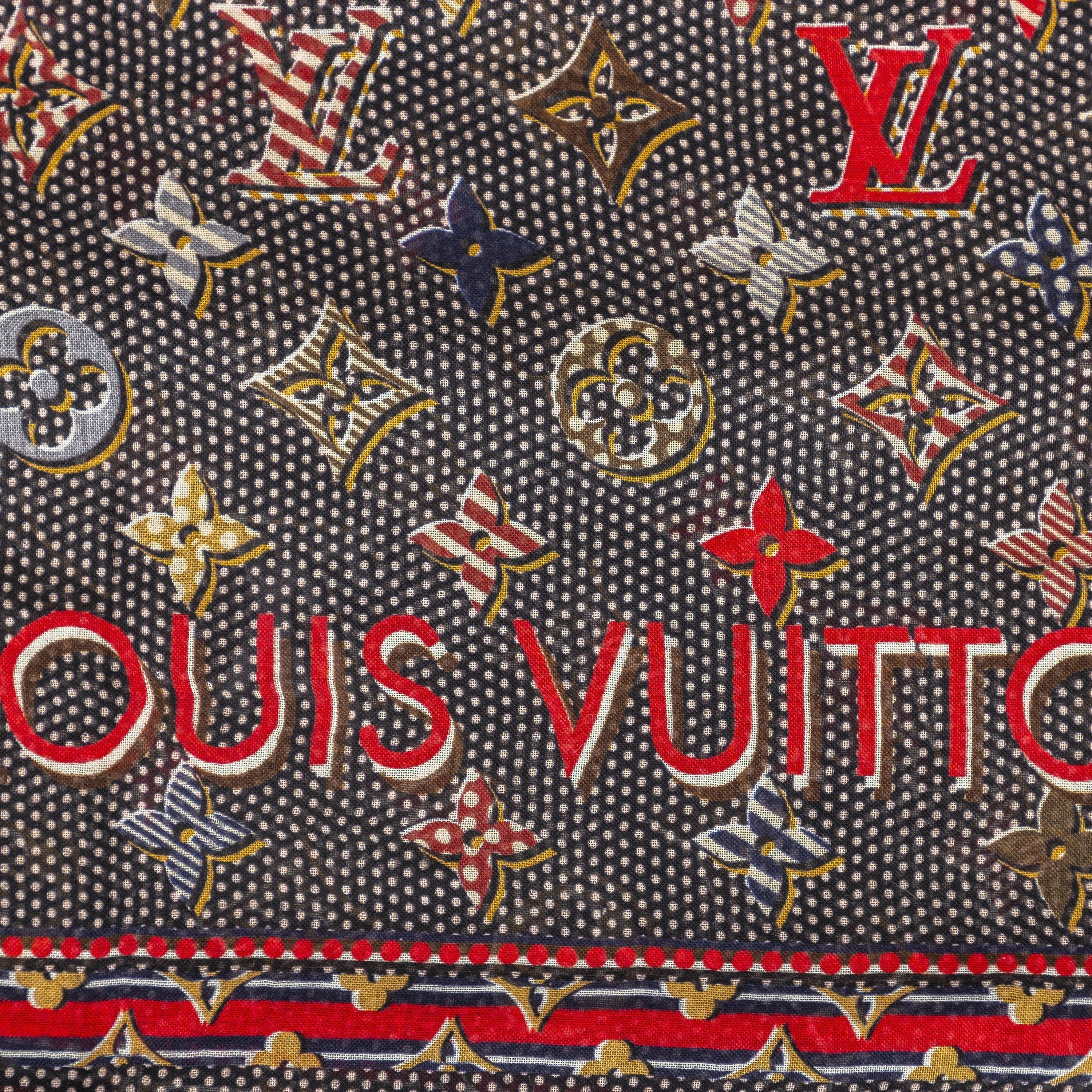Trendy Inspired Louis Vuitton Louis Vuitton Giant Pop Monogram Scarf