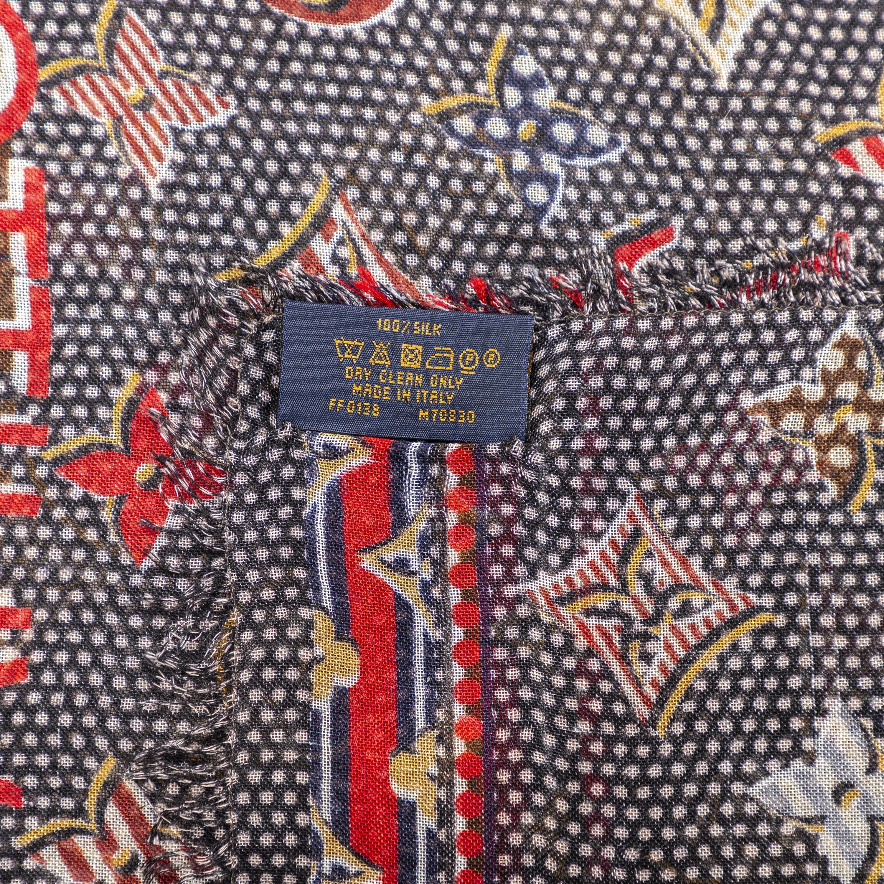 Trendy Inspired Louis Vuitton Louis Vuitton Giant Pop Monogram Scarf