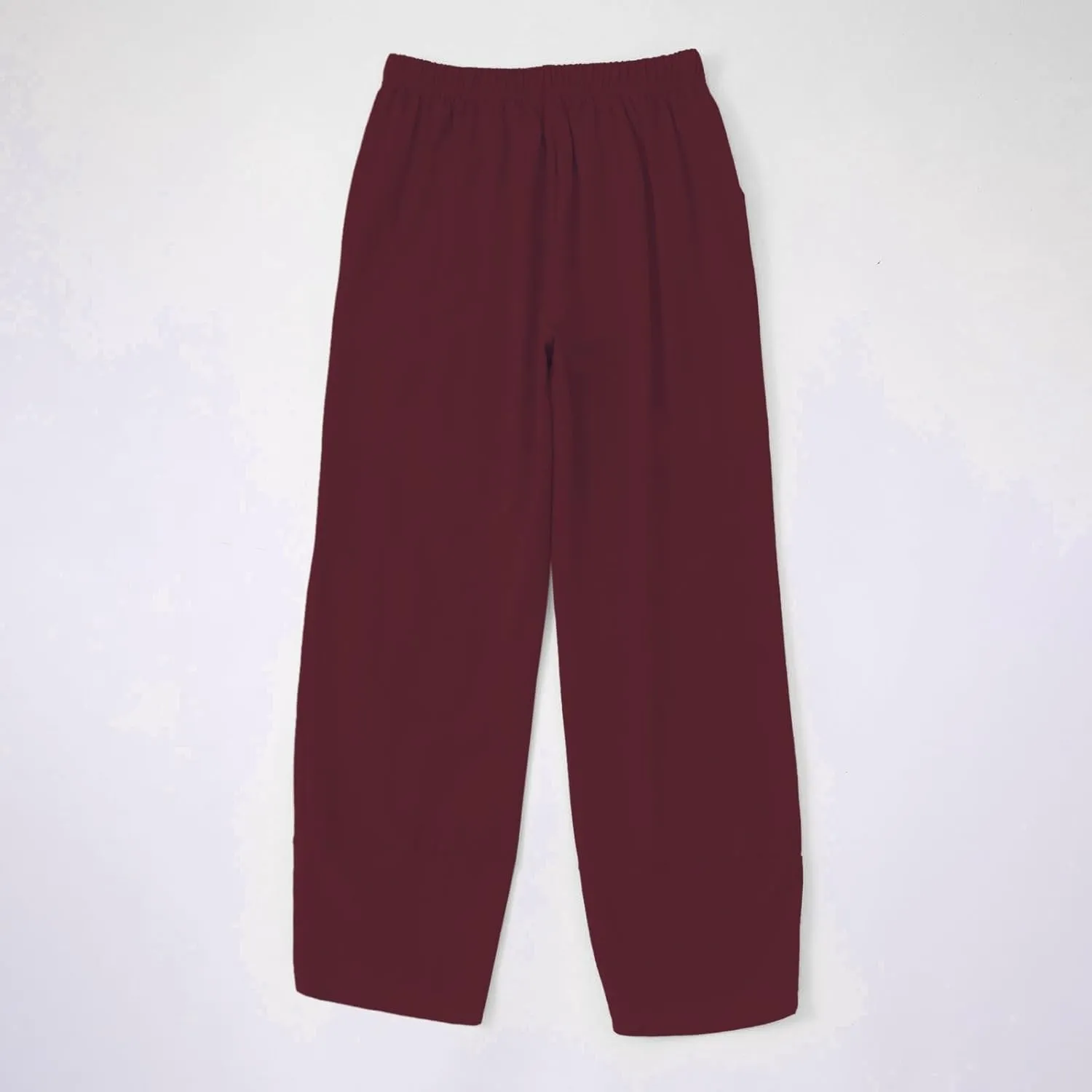 Women's Comfortable Linen Pants Loose Office Daily Work Leisures Trousers Straight Cross Leg Beach Flowy Casual Pants