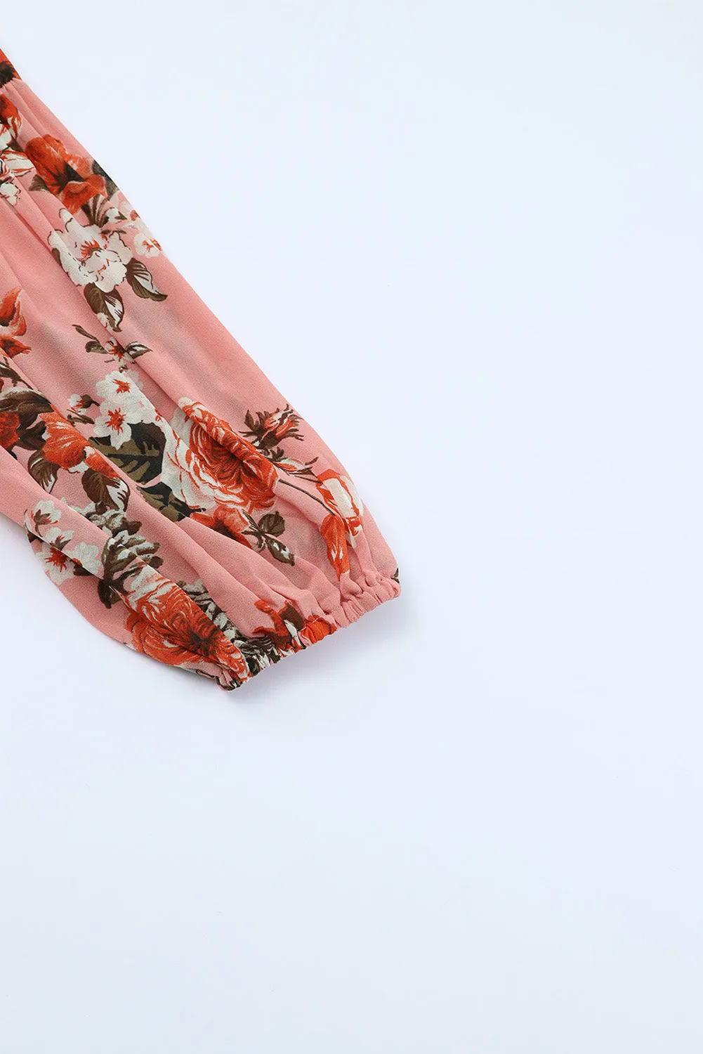 Women's Long Sleeve Ruffle Dress Floral Flowy Boho Mini Short Beach Dress