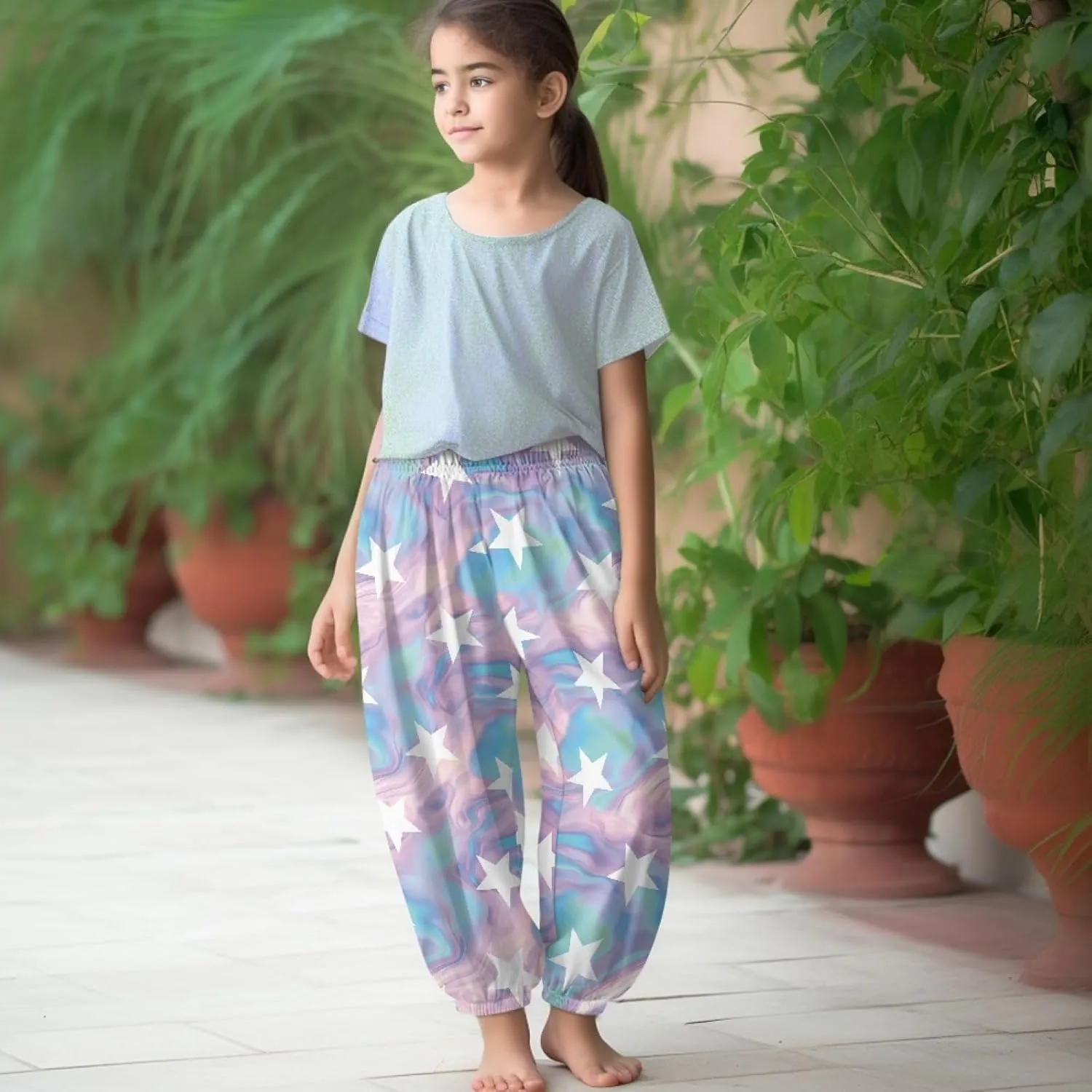 Xhuibop Harem Pants Baggy Comfortable Yoga Trousers Hip Hop Pants